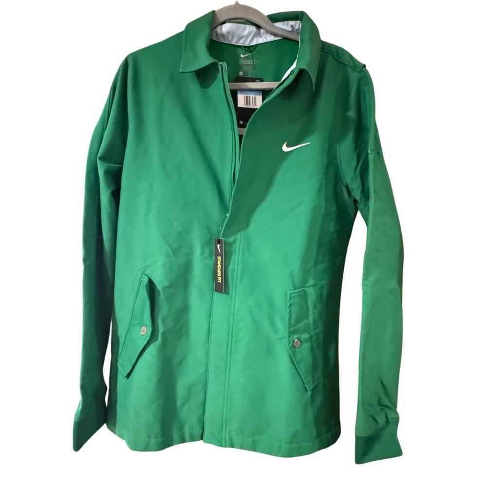 New Nike Golf Full Zip Green Jacket Men’s Medium Tall BV0386-302